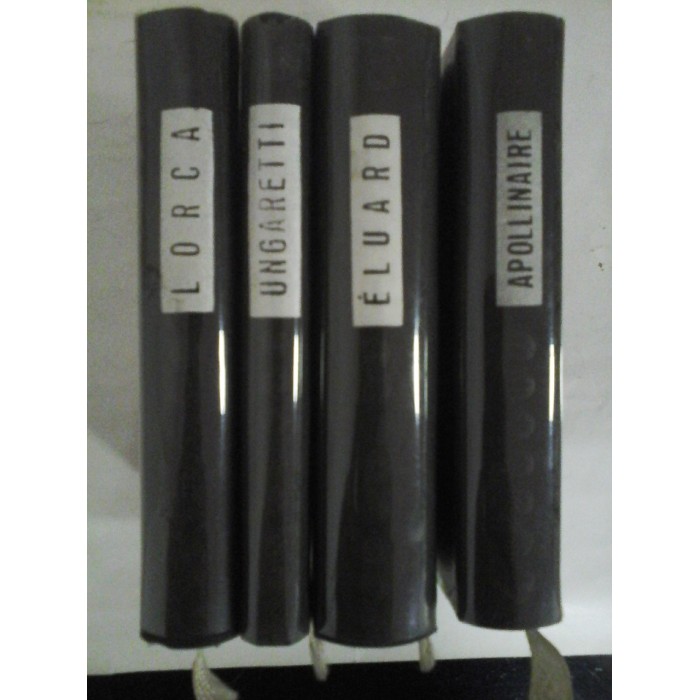    G.  APOLLINAIRE - Poeme /  P.  ELUARD - Poeme  / G.  UNGARETTI -  Poezii  / F. G.  LORCA - Poeme  (4 volume; editii bilingve)  